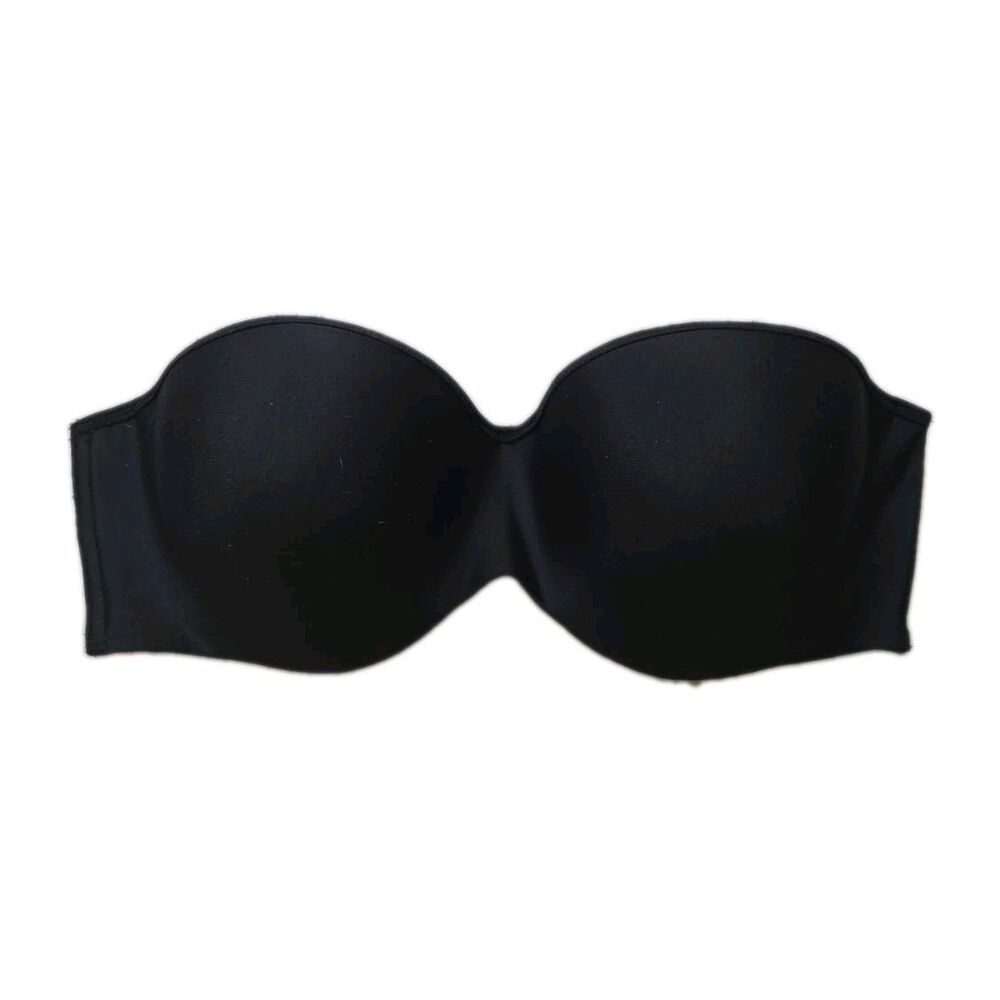Sweet Nothings Black Strapless Convertible Bra 40C Padded Underwire EUC